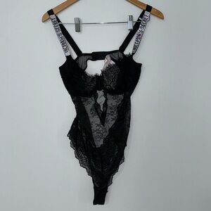 Victoria’s Secret Rhinestone Lace Teddy - XL